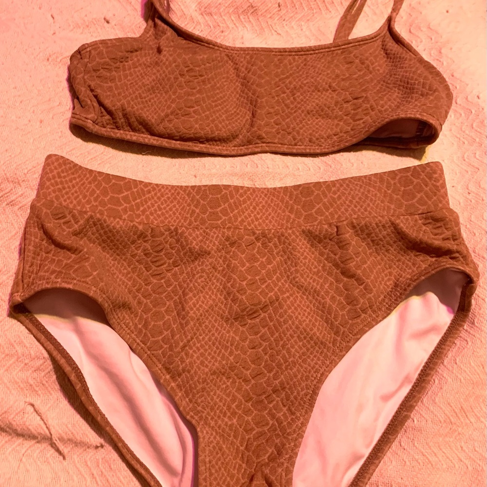 Shein full coverage 2 piece bathing suit